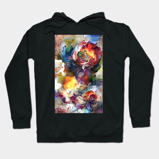 Vibrant Roses Hoodie